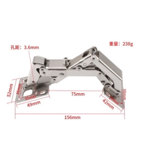 BẢN LỀ GIẢM CHẤN 170 ĐỘ