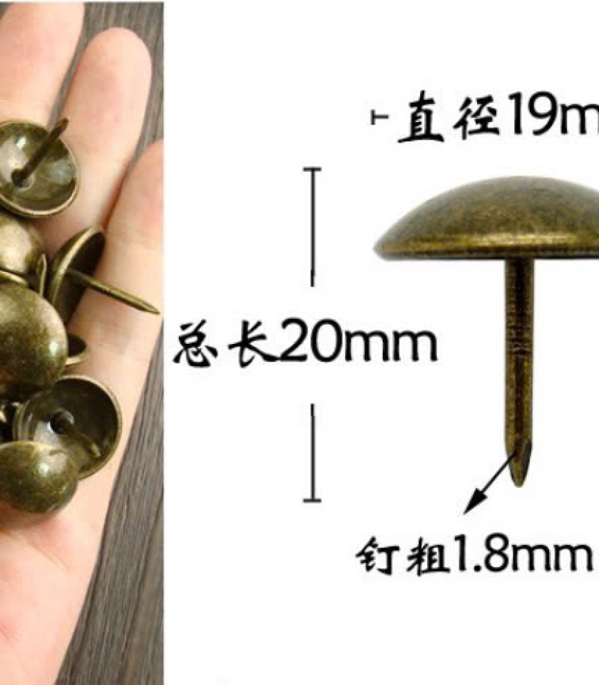 ĐINH DÙ 19X20 MÀU ĐỒNG CỔ