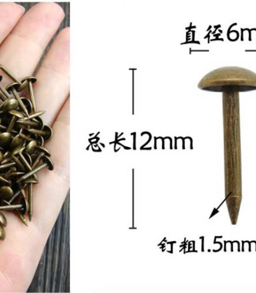ĐINH DÙ 6X12 MÀU ĐỒNG CỔ